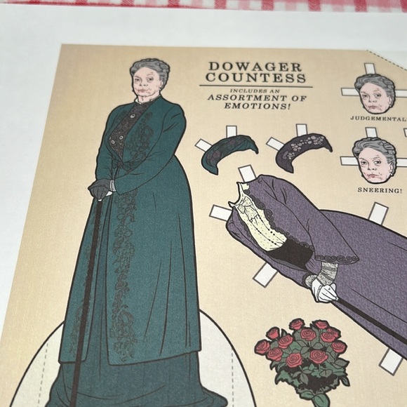 DowntonAbbey Fanatics! Uncut Downton Abbey paper dolls with Downton Abbey bingo - Picture 3 of 7